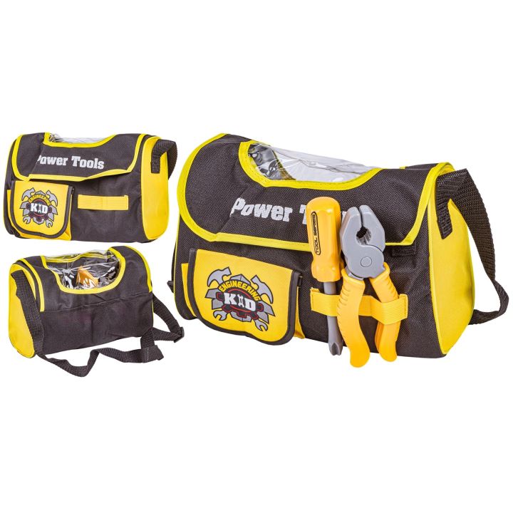 Torba Narzędziowa Zestaw Narzędzi Dla Małego Majsterkowicza, Wkrętarka + Akcesoria