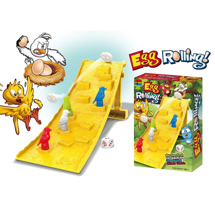 Zręcznościowa gra SPADAJĄCE JAJKO Wyścigi ptaszków Egg Rolling
