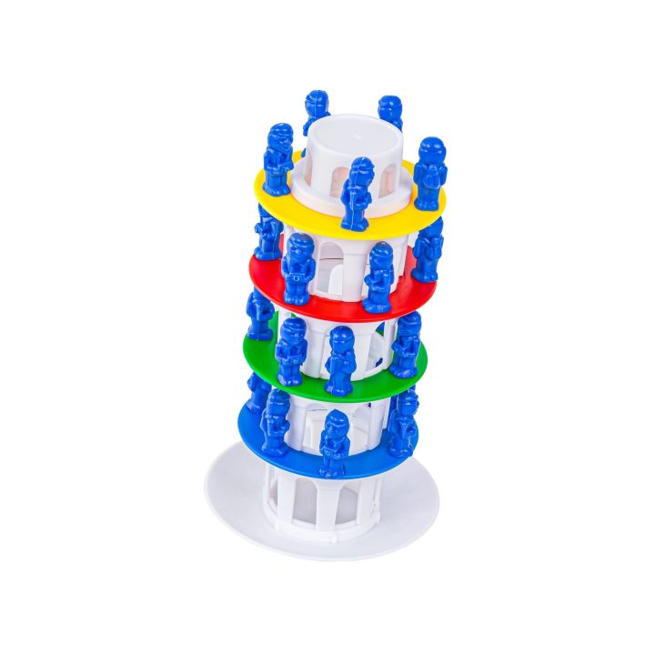 Rodzinna gra zręcznościowa CHWIEJNA WIEŻA "Wobbly Tower" Ruchoma, krzywa wieża