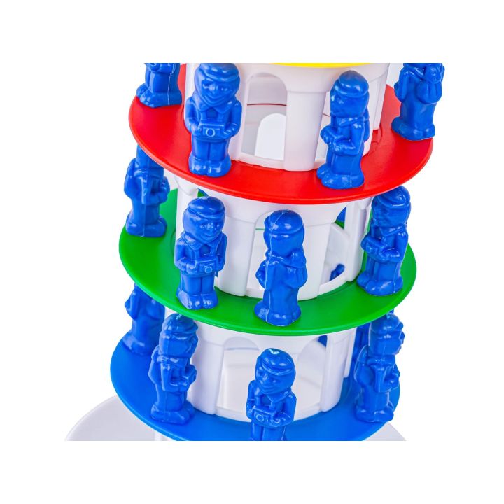 Rodzinna gra zręcznościowa CHWIEJNA WIEŻA "Wobbly Tower" Ruchoma, krzywa wieża