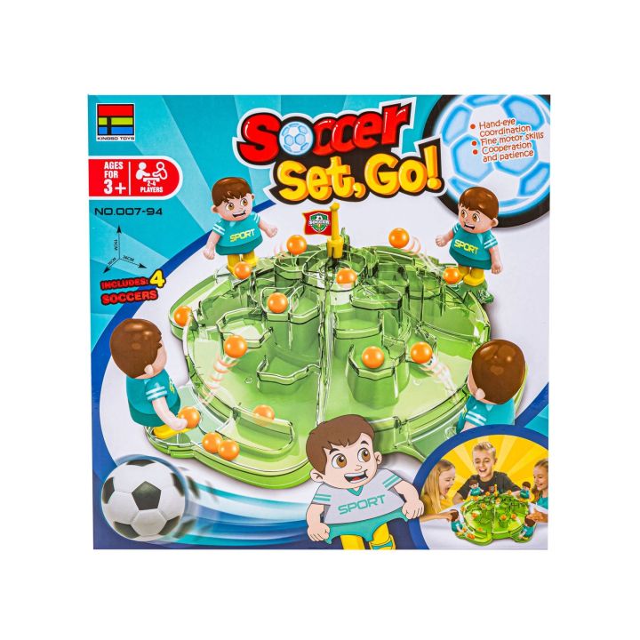 Rodzinna gra zręcznościowa, planszowa PIŁKA NOŻNA "Soccer Set, Go! mini Piłkarzyki