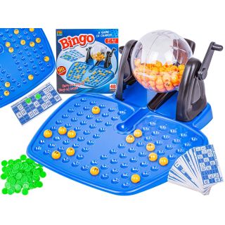 Gra Rodzinna, Towarzyska BINGO Loteria, Maszyna Losująca + Karty