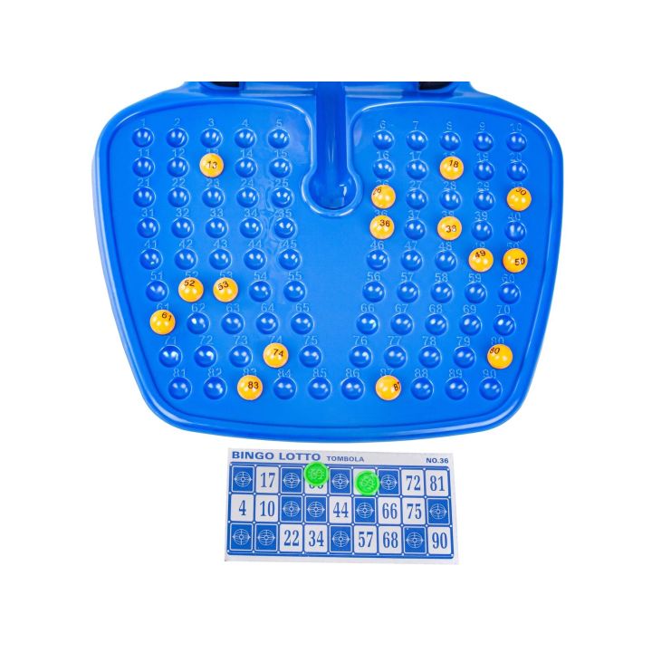 Gra Rodzinna, Towarzyska BINGO Loteria, Maszyna Losująca + Karty