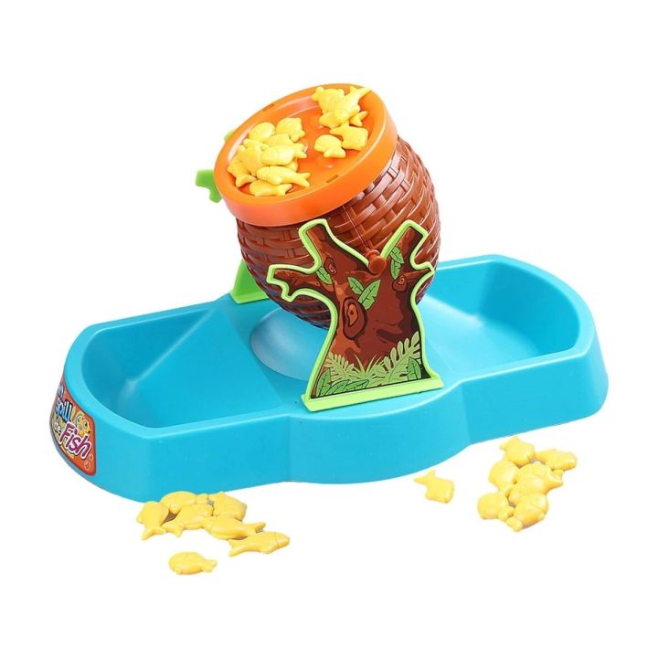 Zabawna gra zręcznościowa KOSZ RYBEK Balansujące rybki Koszyk Don't spill the Fish