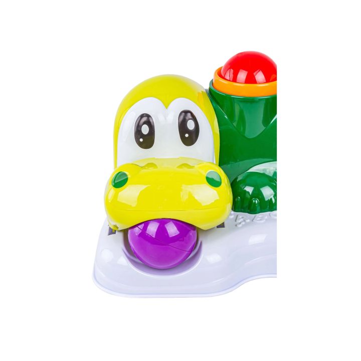 Zręcznościowa gra dla najmłodszych Zbijak, Wbij Piłeczkę, Wesoły Krokodyl