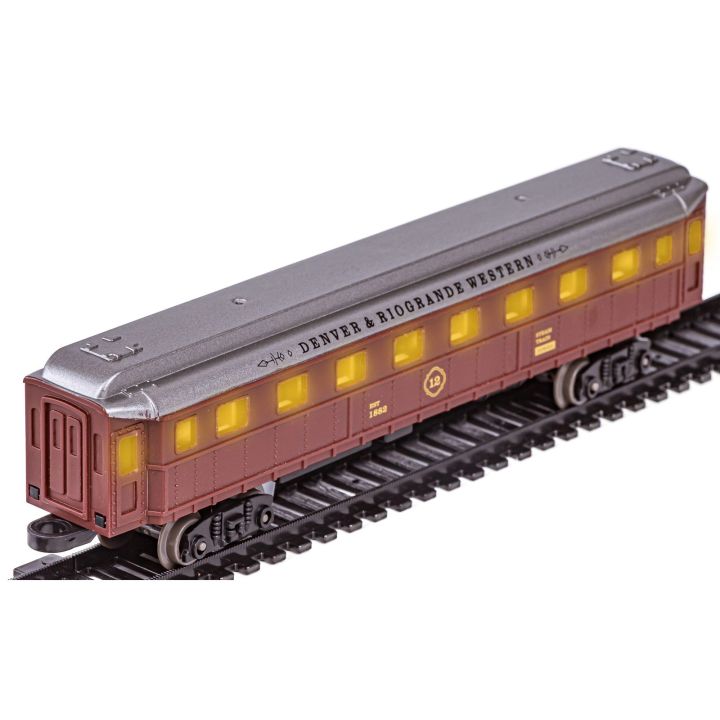 Elektryczna Kolejka Lokomotywa - Parowóz + 3 Wagony