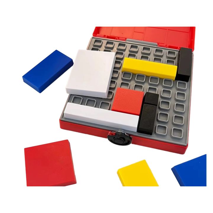 Logiczna gra zręcznościowa IQ Puzzle, Układanka, Łamigłówka, Kolorowe klocki