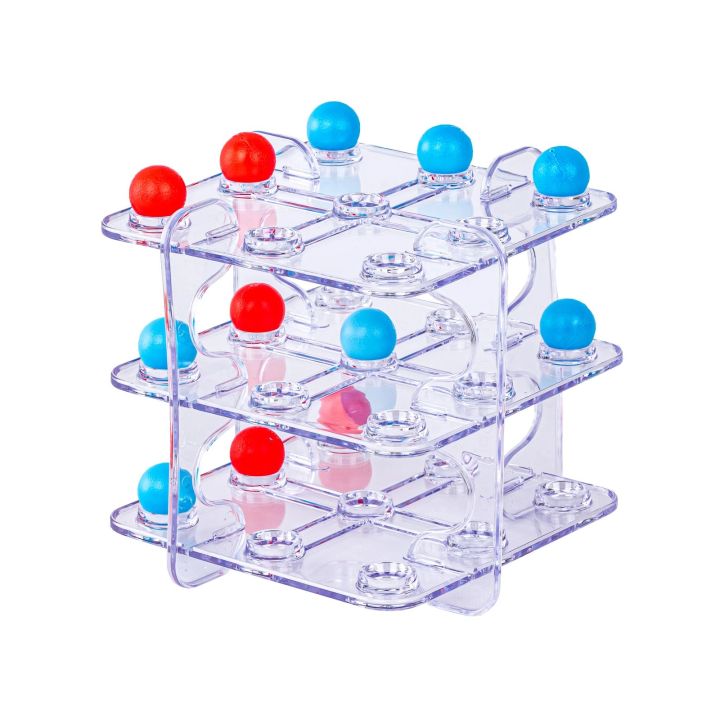 Gra logiczna TIC TAC TOE Układanka Łamigłówka, Kółko Krzyżyk 3D, 3 w Rzędzie