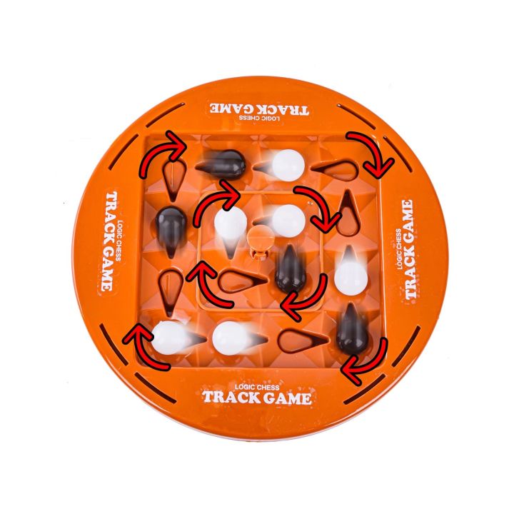 Gra planszowa, strategiczna Szachy Logiczne  "Track game" 4 W Rzędzie