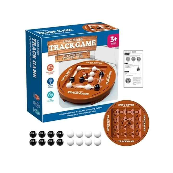 Gra planszowa, strategiczna Szachy Logiczne  "Track game" 4 W Rzędzie