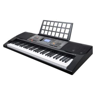 Keyboard Organy 61 Klawiszy Zasilacz MK-816 Z Funkcją Nauki Gry Przecena 12