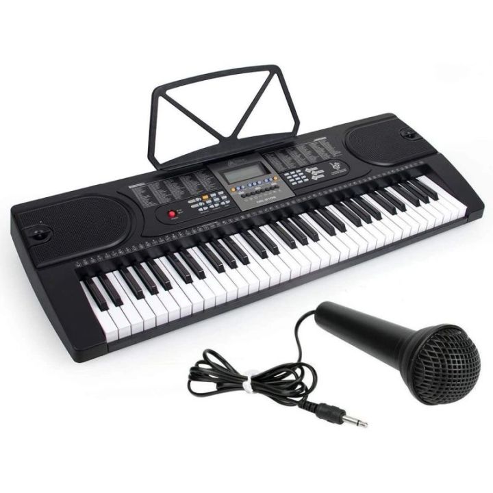 Keyboard Organy 61 Klawiszy Zasilacz Mikrofon MK-2106 Przecena 4