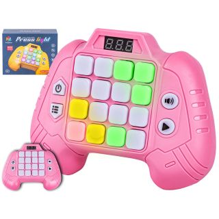 Zabawka Na Pamięć KONTROLER RÓŻOWY Gamepad Edukacyjna gra dla dzieci Pad Konsola Memory 16 klawiszy