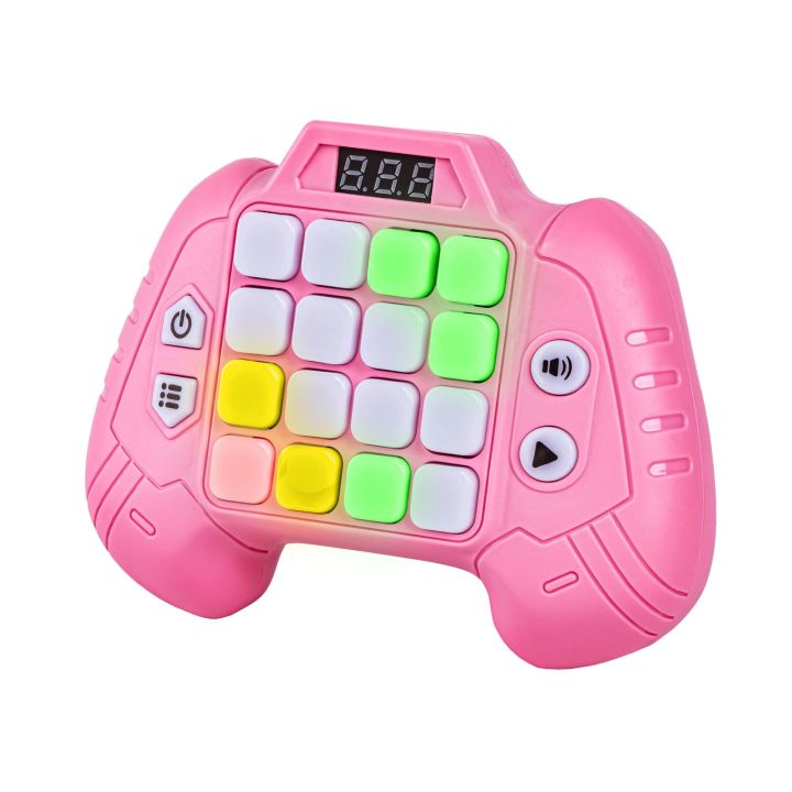 Zabawka Na Pamięć KONTROLER RÓŻOWY Gamepad Edukacyjna gra dla dzieci Pad Konsola Memory 16 klawiszy