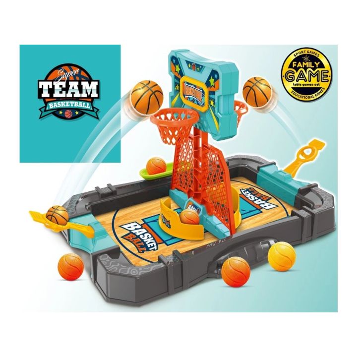 Stołowa Gra Zręcznościowa Koszykówka, Zestaw Do Gry W Mini Koszykówkę