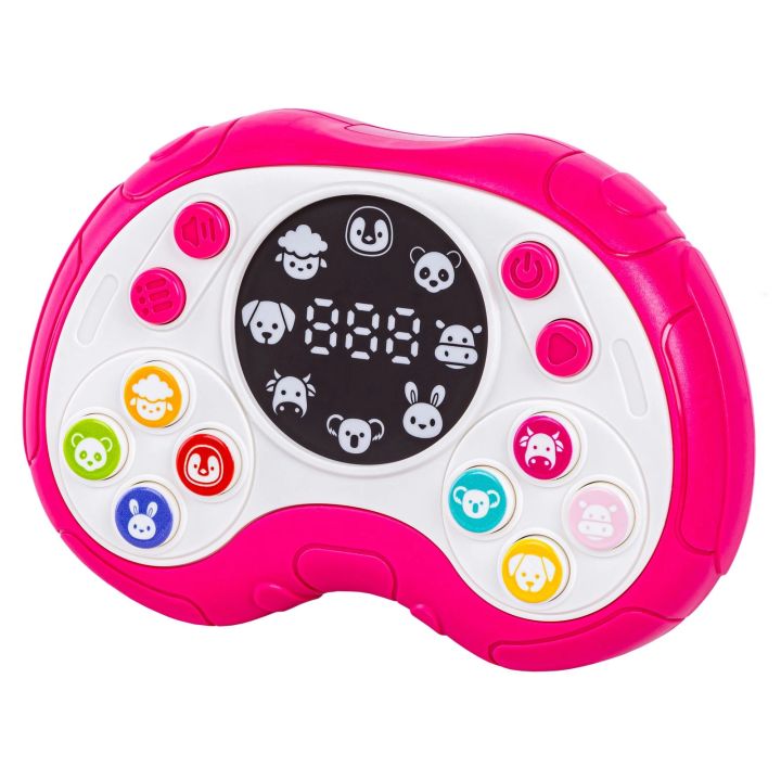 Zabawka Na Pamięć KONTROLER RÓŻOWY Gamepad Edukacyjna gra dla dzieci Pad Konsola