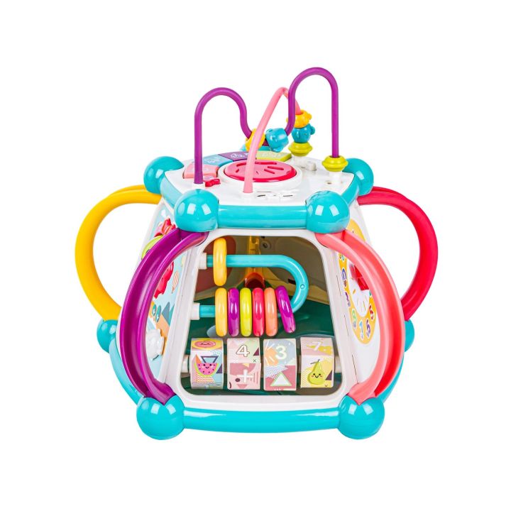 Multikostka Kostka Bryła Piramida Edukacyjna Sensoryczna zabawka dla malucha 7w1