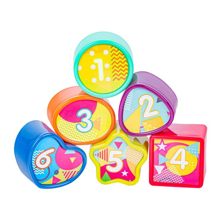 Multikostka Kostka Bryła Piramida Edukacyjna Sensoryczna zabawka dla malucha 7w1