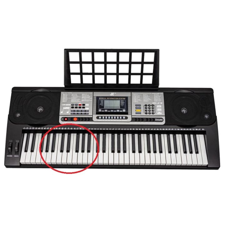 Keyboard Organy 61 Klawiszy Zasilacz MK-816 Z Funkcją Nauki Gry Przecena 13