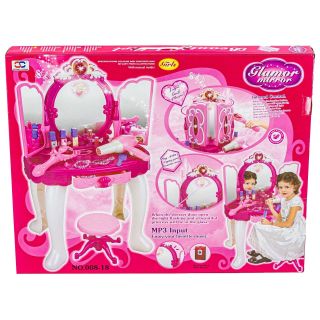 Toaletka dla Małej Księżniczki - dźwięki, światło, akcesoria, gniazdo MP3 Przecena 3