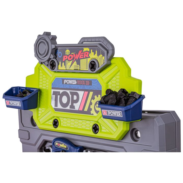 Zestaw Majsterkowicza Mechanika Warsztat Stolarski Walizka Stolik Wkrętarka Narzędzia