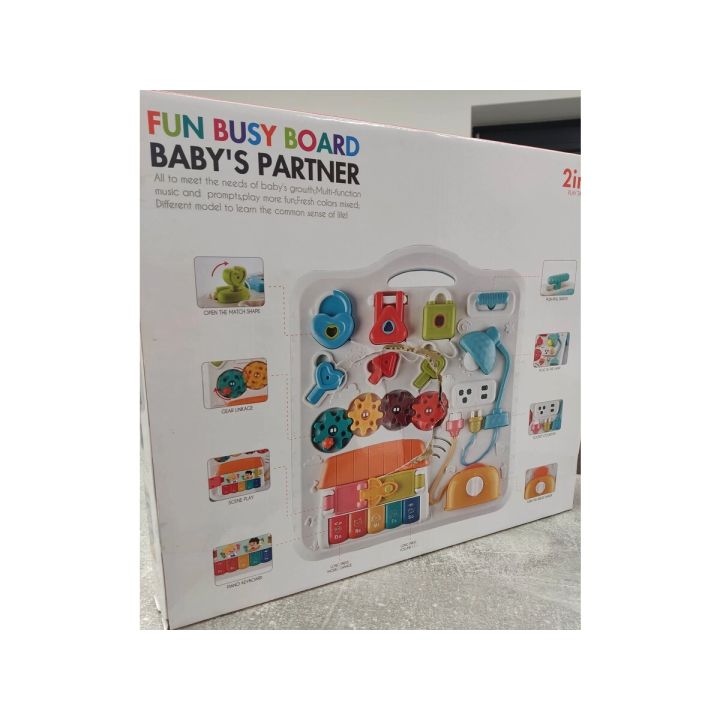 Edukacyjny Interaktywny Stolik Dla Dzieci, Pianinko, Klocki, Melodie Przecena 2