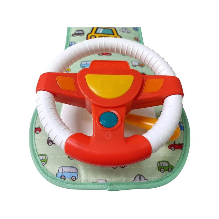 Zestaw Małego Kierowcy Edukacyjna KIEROWNICA DO SAMOCHODU Auta Interaktywna Mata