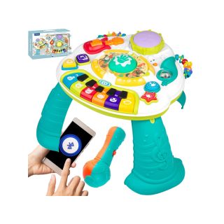 Multifunkcyjny Edukacyjny Muzyczny Stolik Dla Dzieci Pianinko Mikrofon