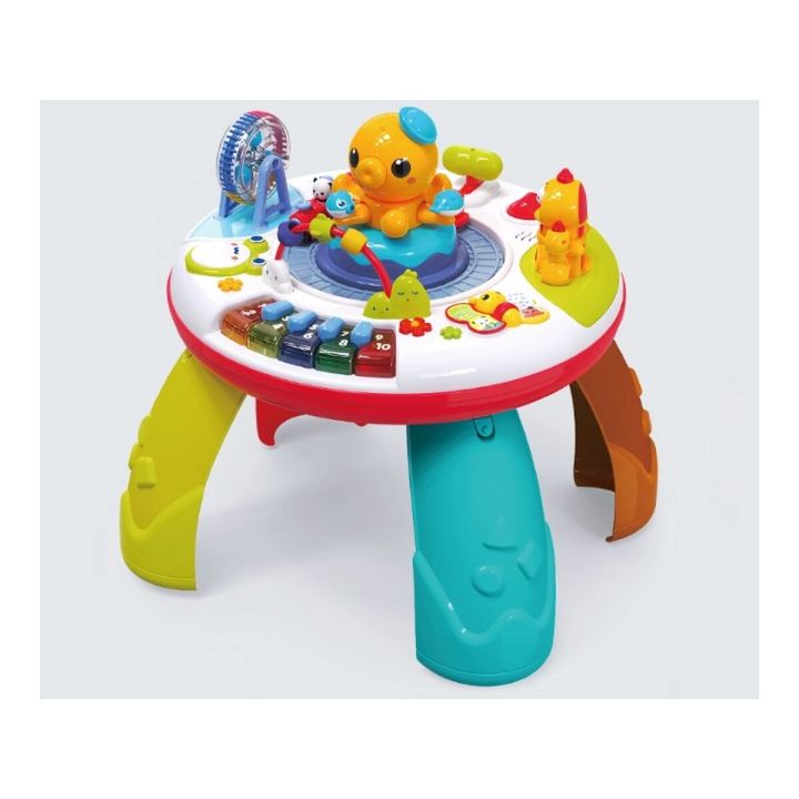 Multifunkcyjny Edukacyjny Muzyczny Stolik Dla Dzieci OŚMIORNICA Pianinko Ciuchcia