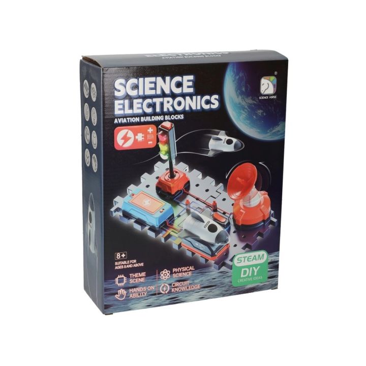 Zestaw Do Eksperymentów Naukowych Sygnalizacja Świetlna Rakieta Zabawka Naukowa Eksperyment Obwód Elektroniczny