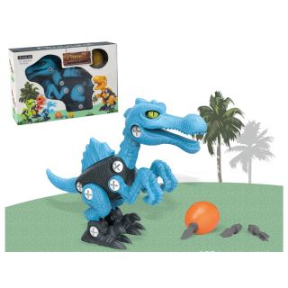 Klocki Konstrukcyjne DINOZAUR Do Skręcania I Rozkręcania Zestaw Klocków 36 El.