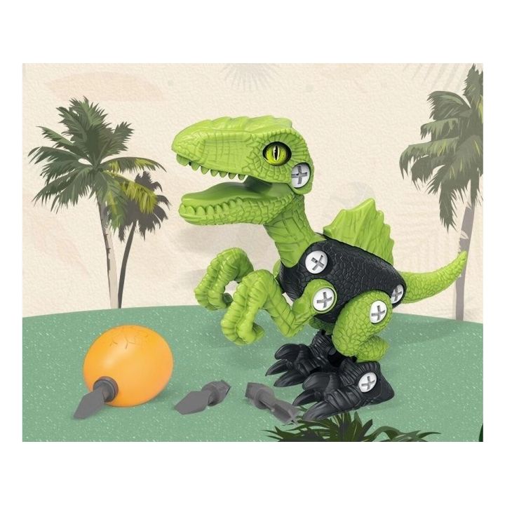 Klocki Konstrukcyjne DINOZAUR Do Skręcania I Rozkręcania Zestaw Klocków 36 El.