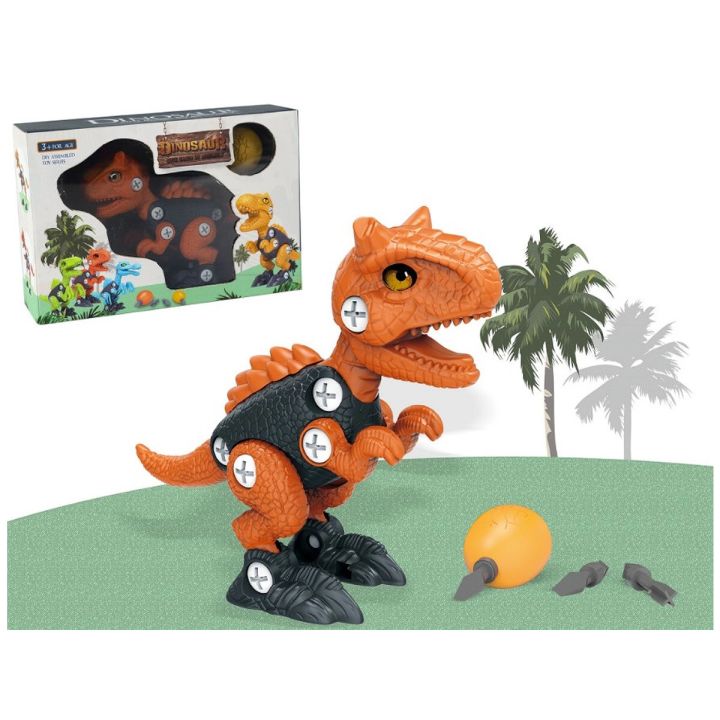 Klocki Konstrukcyjne DINOZAUR Do Skręcania I Rozkręcania Zestaw Klocków 36 El.