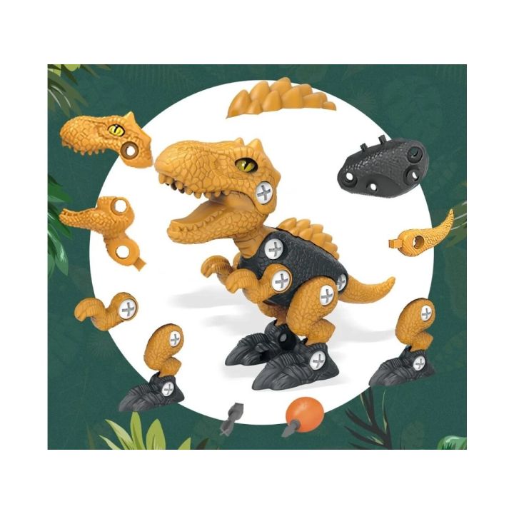 Klocki Konstrukcyjne DINOZAUR Do Skręcania I Rozkręcania Zestaw Klocków 36 El.