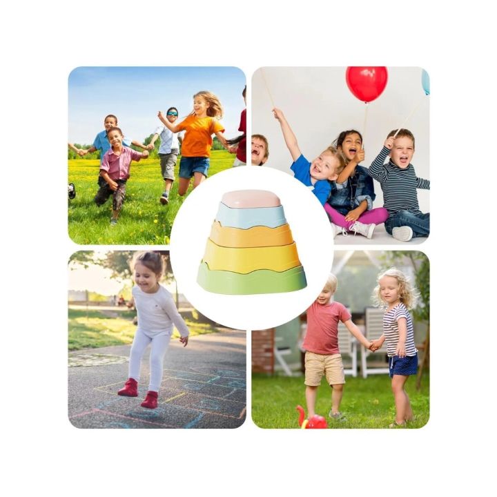 Ścieżka Sensoryczna Dla Dzieci KAMIENIE BALANSUJĄCE 5 Szt Równowaga Trening Równowagi