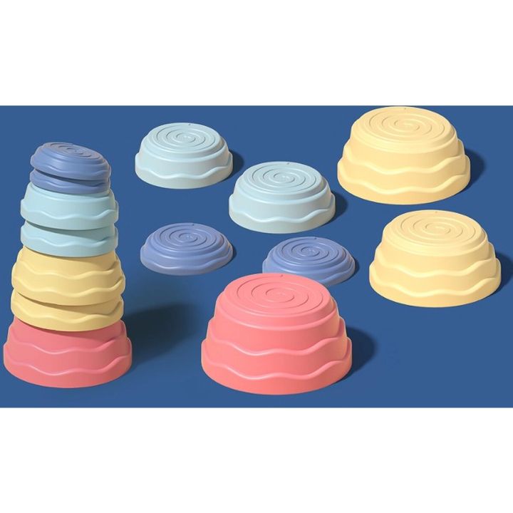 Ścieżka Sensoryczna Dla Dzieci KAMIENIE BALANSUJĄCE 7 Szt Równowaga Trening Równowagi