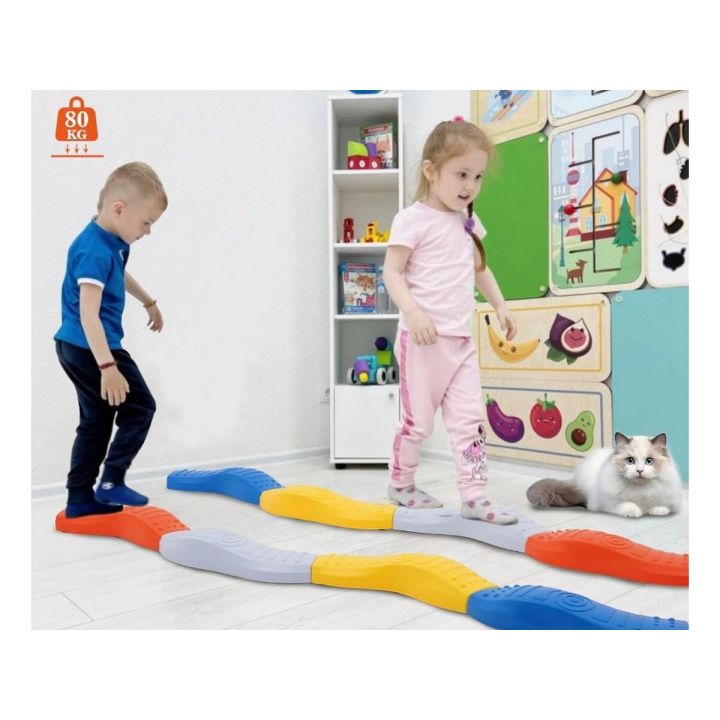 Ścieżka Sensoryczna Dla Dzieci KAMIENIE BALANSUJĄCE Do Ćwiczenia Równowagi 8 Szt Trening Równowagi