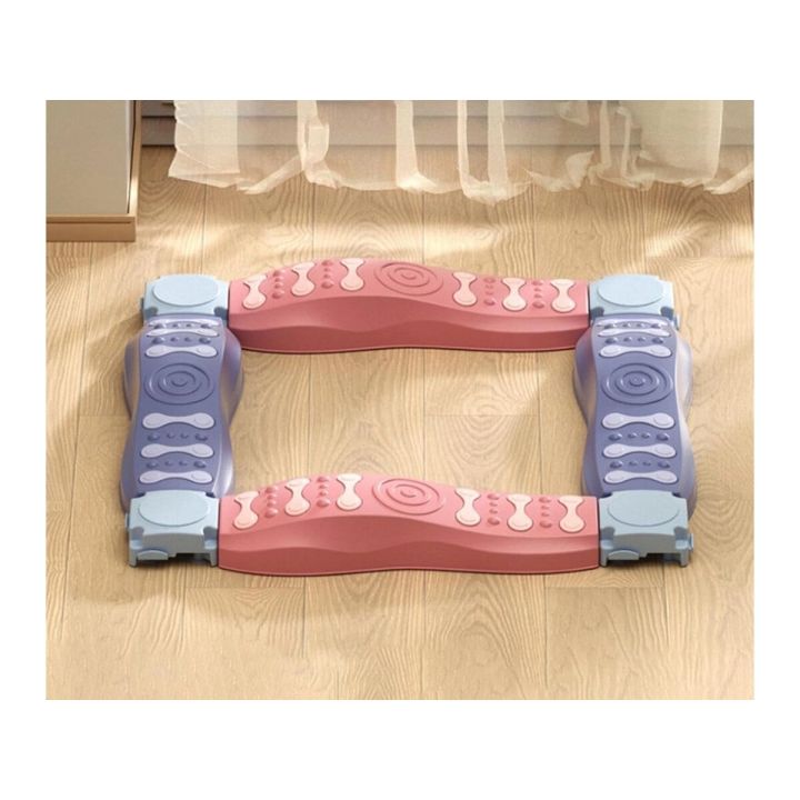 Ścieżka Sensoryczna Dla Dzieci KAMIENIE BALANSUJĄCE Do Ćwiczenia Równowagi 4 Szt Trening Nowa Wersja 6 Podkładek W Stopniach