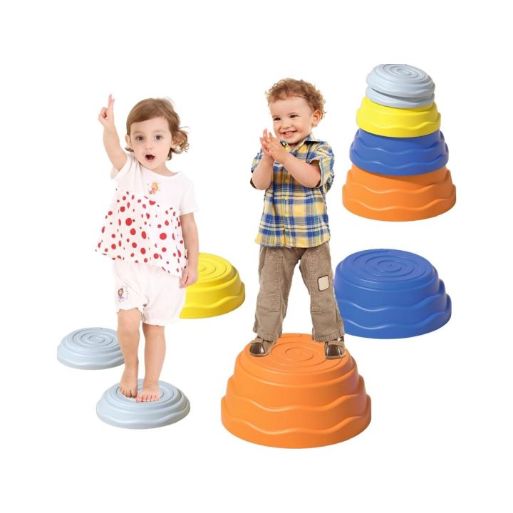 Ścieżka Sensoryczna Dla Dzieci KAMIENIE BALANSUJĄCE 5 Szt Równowaga Trening Równowagi