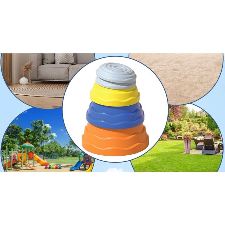 Ścieżka Sensoryczna Dla Dzieci KAMIENIE BALANSUJĄCE 5 Szt Równowaga Trening Równowagi