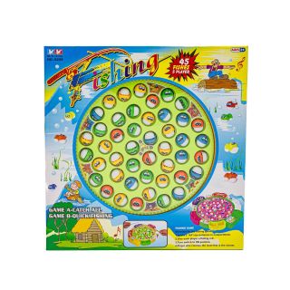 Gra rodzinna - wędkowanie, łowienie ryb - 5 wędek, 45 rybek Przecena 2