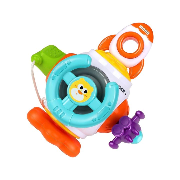 Kostka Sensoryczna Edukacyjna Interaktywna Zabawka Stacja Kosmiczna Rakieta