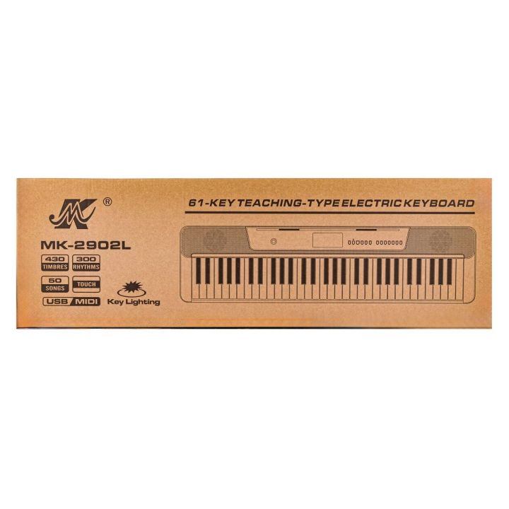 Keyboard MEIKE Organy, Pianino 61 Klawiszy, Nauka Gry MIDI Przecena 1