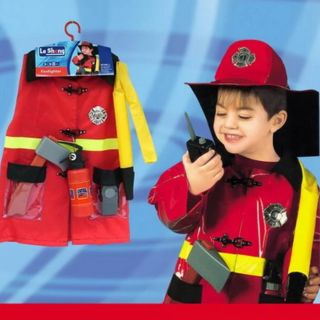 Strój Małego Strażaka z Akcesoriami – Kombinezon Strażacki dla Dzieci