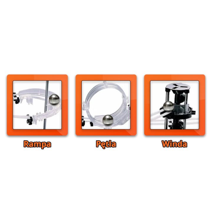 SpaceRail Level 2 – Konstrukcyjny Tor Kulkowy 3D 10 m | Konstrukcyjny Rollercoaster