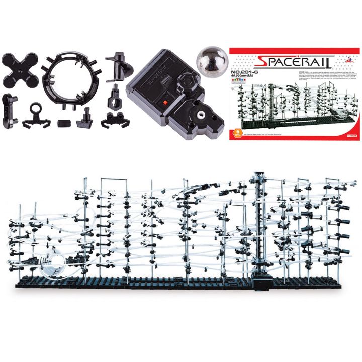 SpaceRail Level 6 – Gigantyczny Tor Kulkowy 3D 60 m | Kreatywny Rollercoaster
