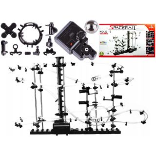 SpaceRail Level 2 – Konstrukcyjny Tor Kulkowy 3D 10 m | Konstrukcyjny Rollercoaster