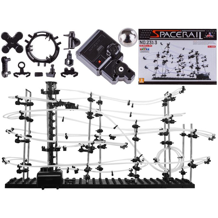 SpaceRail Level 3 – Rozwojowy Tor Kulkowy 3D 16 m | Rollercoaster do Zbudowania