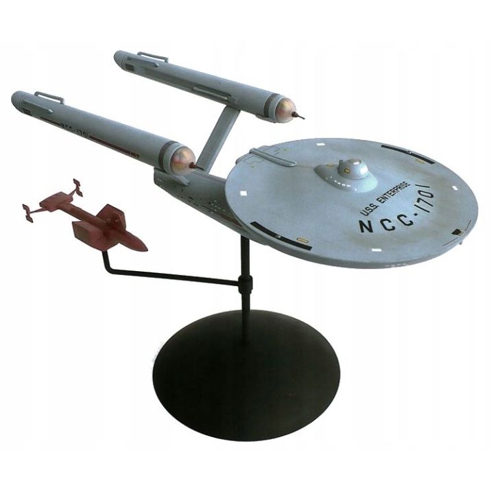 USS Enterprise Space Seed – Statek kosmiczny z serialu Star Trek | Model plastikowy do sklejania Polar Lights (skala 1:1000)