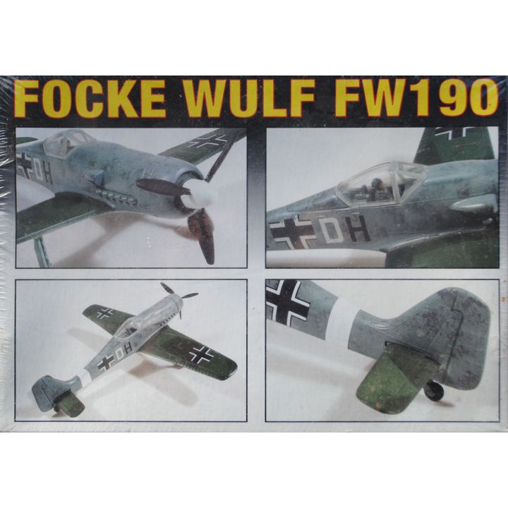 Focke Wulf FW-190 – Myśliwiec wojskowy niemiecki | Model plastikowy do sklejania Lindberg (skala 1:72)